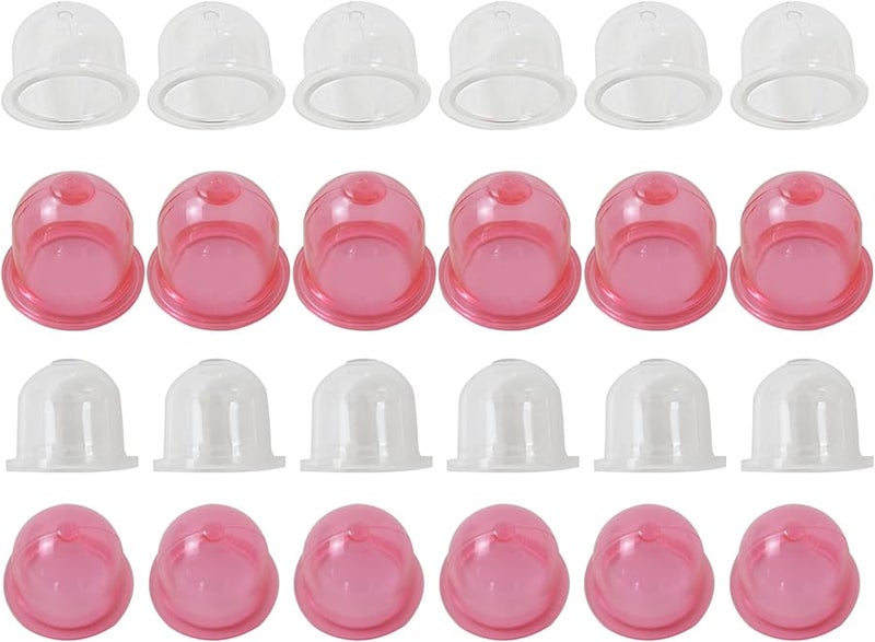 Echo SRM 210 230 225 Trimmer Primer Bulb Pump Red Transparent 2 Sizes 24pcs - Image 2